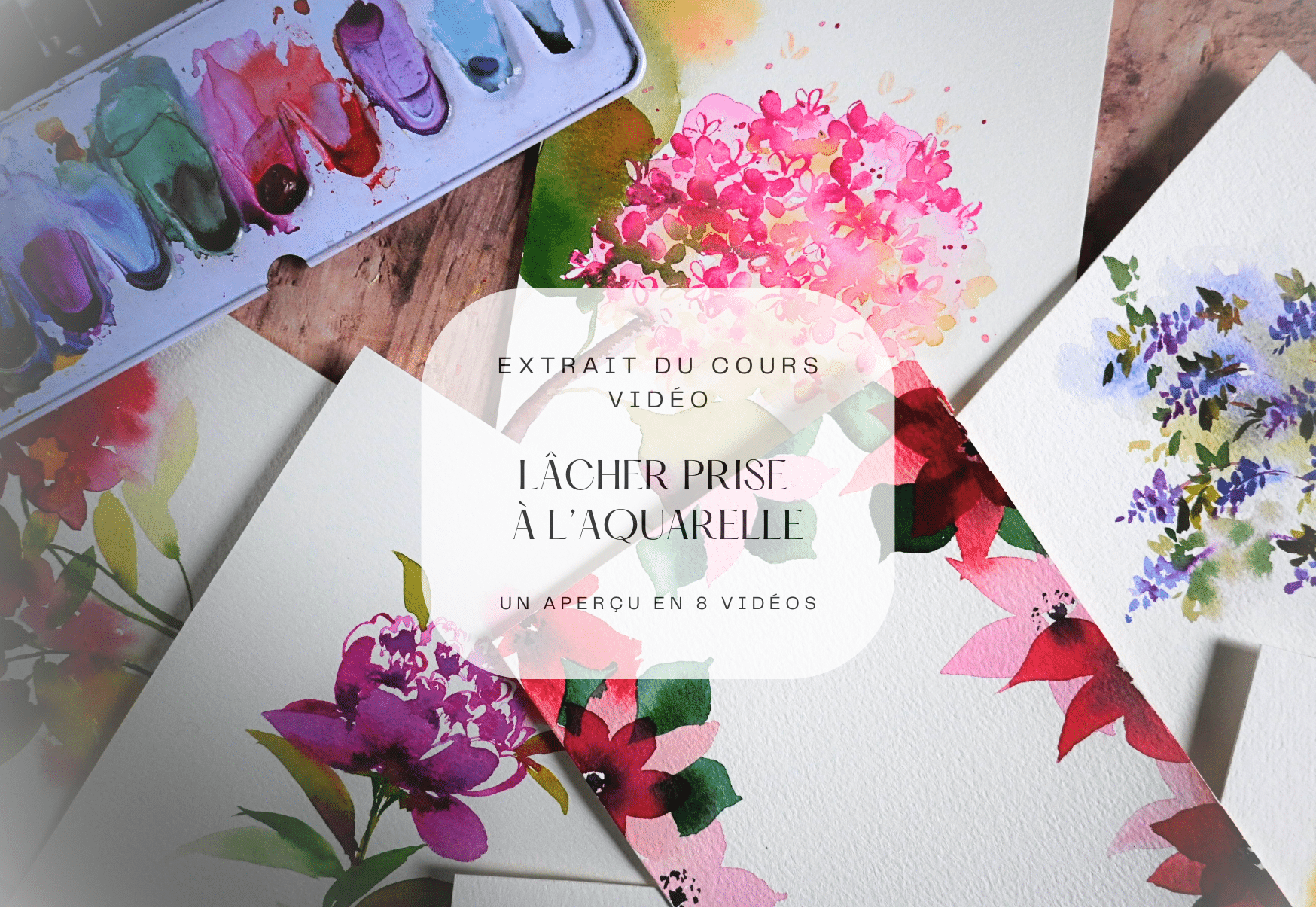 You are currently viewing Extrait cours d&rsquo;aquarelle – Lâcher prise à l&rsquo;aquarelle